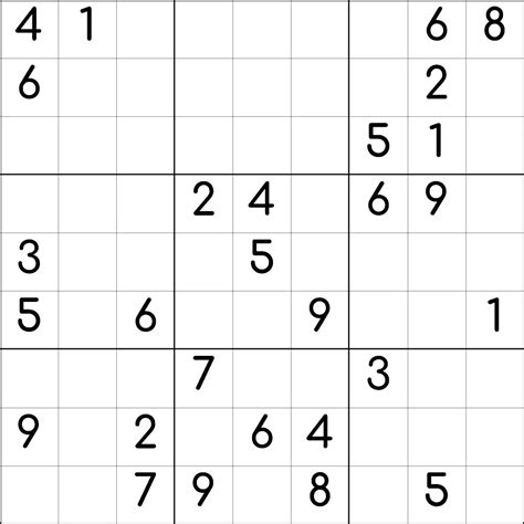 Sudoku Puzzles Printable Hard