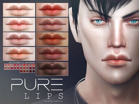 Pure Lips N74 By Pralinesims At Tsr Sims 4 Updates Sims Sims 4