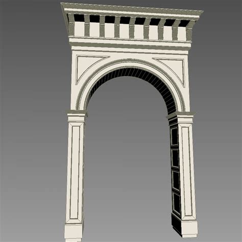 Konsep Arch 3d Model Stl Konsep Penting