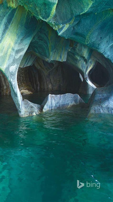 Marble Caves On General Carrera Lake Chile David A Barnesalamy