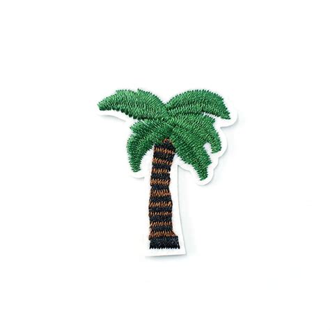 Coconut Tree Size32x40cm Diy Cartoon Badges Embroidery Patch