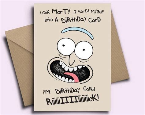 20+ Rick And Morty Birthday Card In High Quality Resolution - Candacefaber