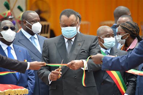 Congo Brazzaville Denis Sassou Nguesso Inaugure Le Nouveau Siège Du