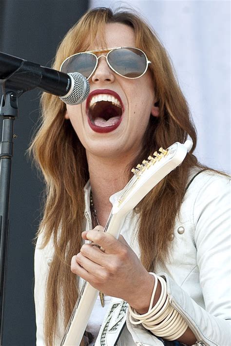 Lzzy Hale Wavy Angled Hairstyle Steal Her Style