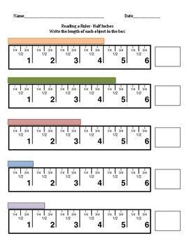 Are you asking, connie stewart, where is the quarter inch mark on a ruler? Reading a Ruler (half inches, quarter inches, and eighth inches) | Reading a ruler, Printable ...