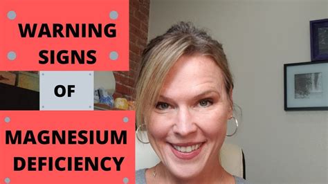 Warning Signs Of A Magnesium Deficiency Signs Symptoms Of A Magnesium Magnesium
