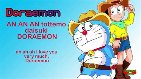 Doraemon No Uta Opening Lyrics Youtube