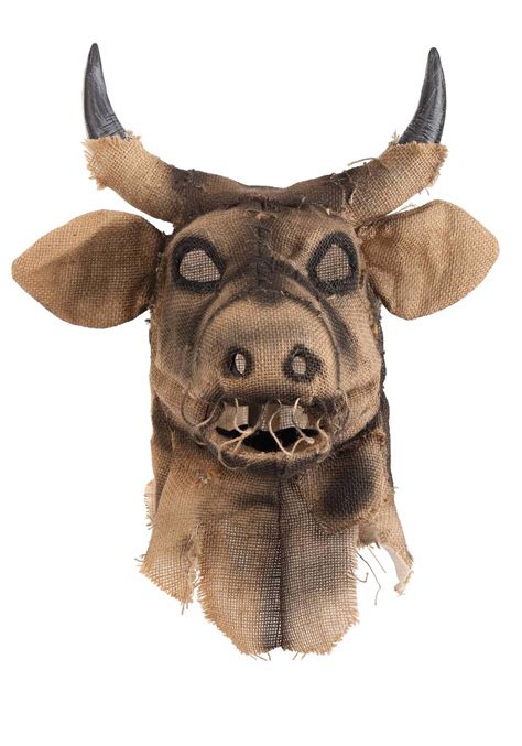Mouth Mover Bull Scarecrow Mask