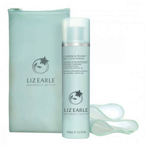 Liz Earle Naturally Active Cleanse And Polish Hot Cloth Cleanser Starter Kit 100ml Hobbixdk