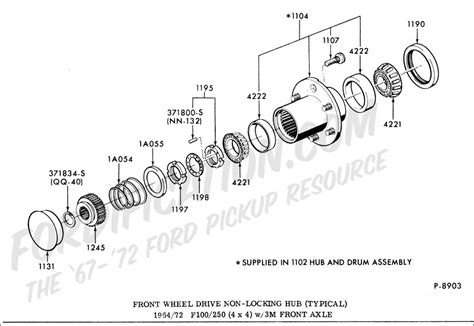 1995 Ford F150 4x4 Auto Locking Hubs