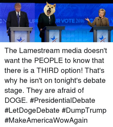 Ur Vote 2016 The Lamestream Media Doesnt Want The People To Know That