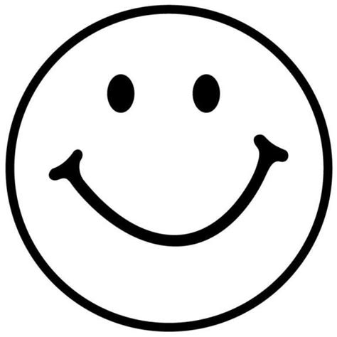 Smiley Face Coloring Clipart Best