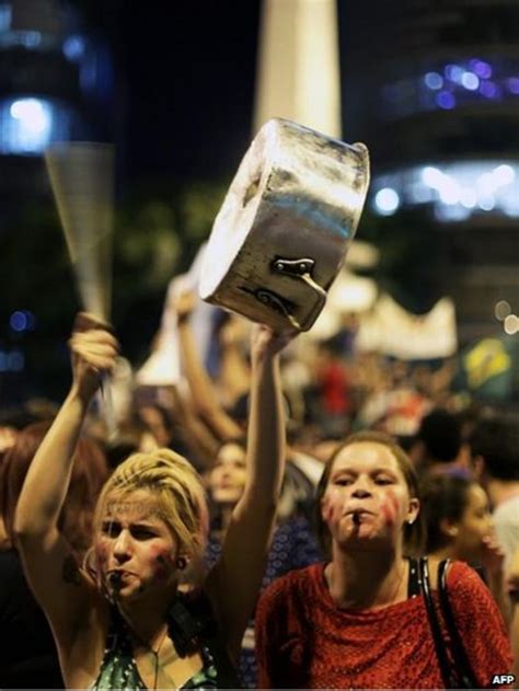 In Pictures Brazil Protests Bbc News