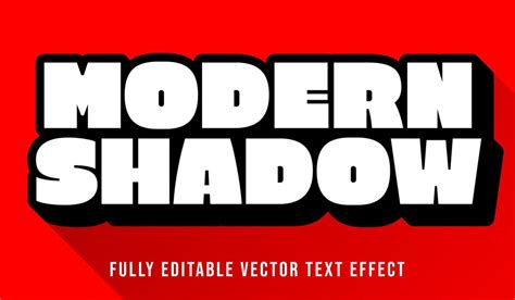Premium Vector Modern Shadow Text Effect