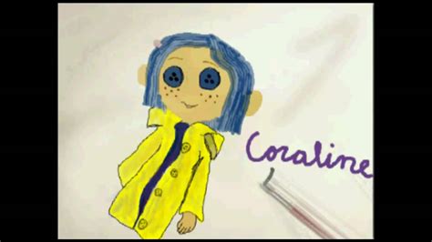 How To Draw Coraline S Doll Youtube