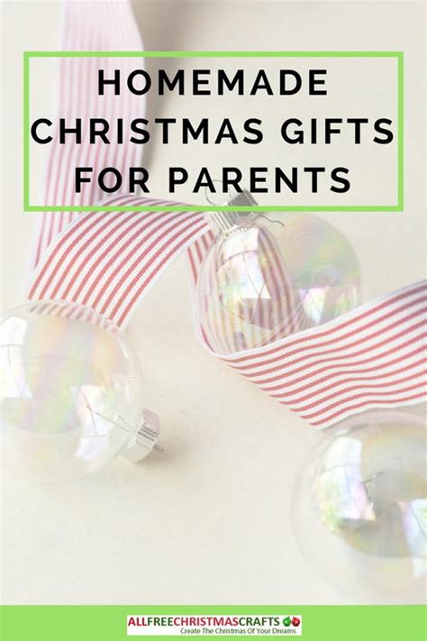 Cute diy christmas gifts for your parents. What Are Good Homemade Christmas Gifts for Parents ...