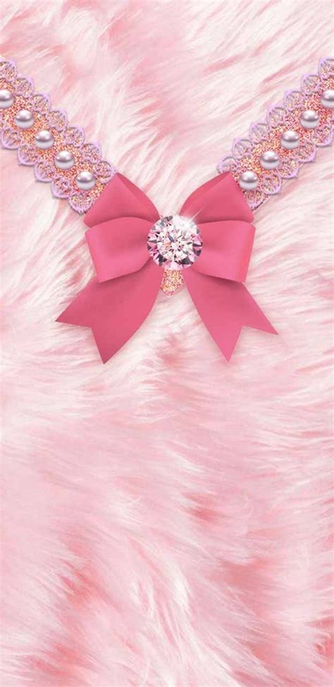 Pinky Bow Pink Wallpaper Girly Pink Wallpaper Bow Wallpaper