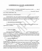 Draft Commercial Lease Agreement Pictures