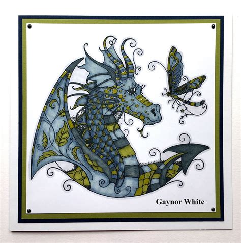 Pink Ink Designs A5 Clear Stamp Set Dragon