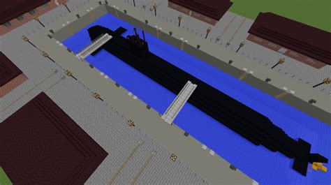 Military Submarine Base Minecraft Map