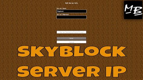 Minecraft server uberminecraft ip address. Minecraft Skyblock Server IP Address - YouTube
