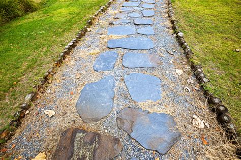 Stepping Stone Path Stock Photo Download Image Now Autumn