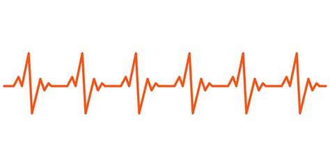Heart Beat Ekg Cardiogram Line Pulse Icon Electrocardiogram Heart Beat