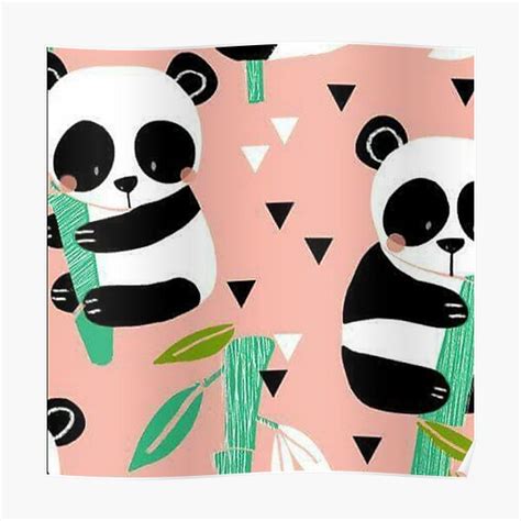 Panda Poster For Sale By Simonalaxes Redbubble