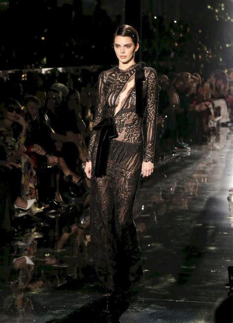 Kendall Jenner Walks The Runway During The Tom Ford Show 13 Photos