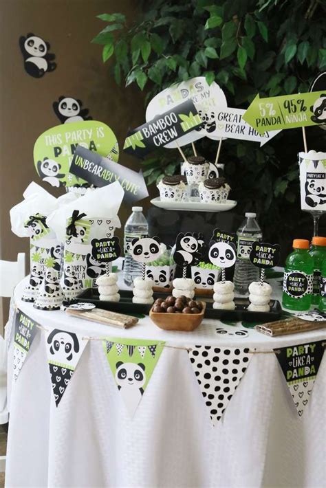 Check Out This Fun Panda Birthday Party The Decor Is So Cool See