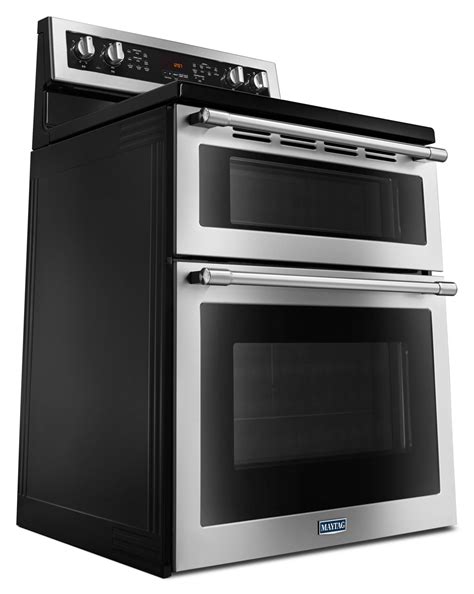 Maytag 67 Cu Ft Double Oven Electric Range With True Convection