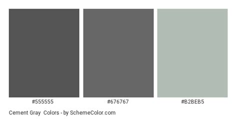 Cement Gray Color Scheme » Gray » SchemeColor.com