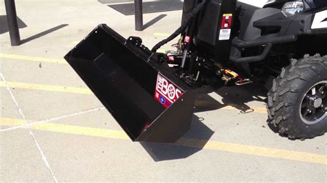 Polaris Ranger Boss Lift And Carry System With Dump Bucket Youtube