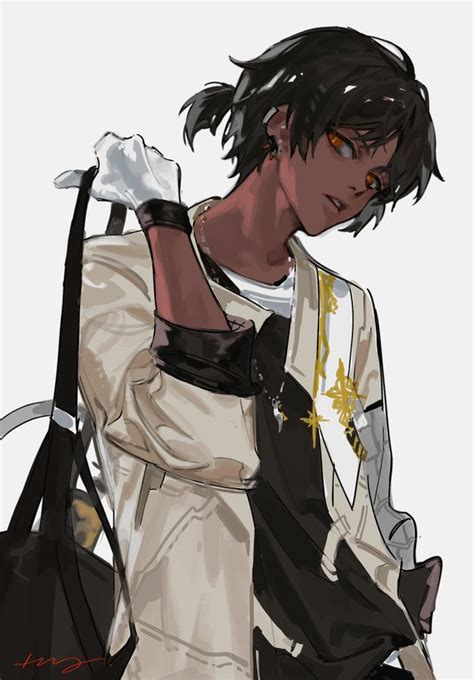 ᴴᴼᴺᴳ On Twitter Black Anime Guy Anime Character Design Anime