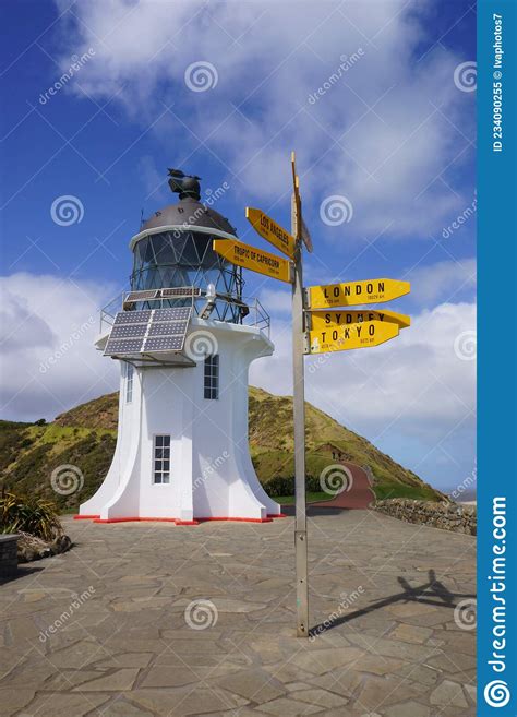 Cape Reinga Lighthouse In New Zealand Editorial Image Image Of