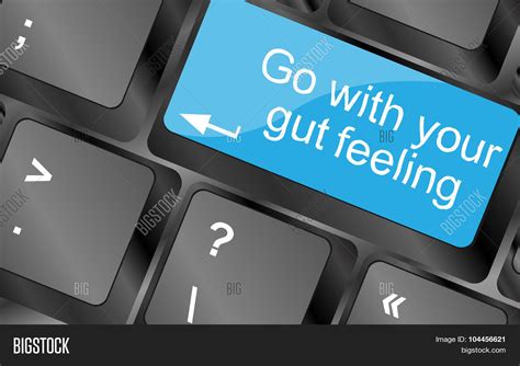 Go Your Gut Feeling Image And Photo Free Trial Bigstock