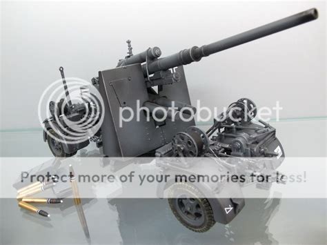 21st Wwii German 88mm Gun Flak 36 37 1 18 Grey Version Ebay