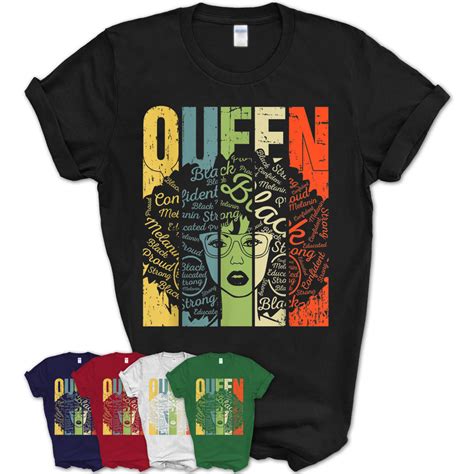 African American Shirt For Educated Strong Black Queen T Shirt Teezou Store