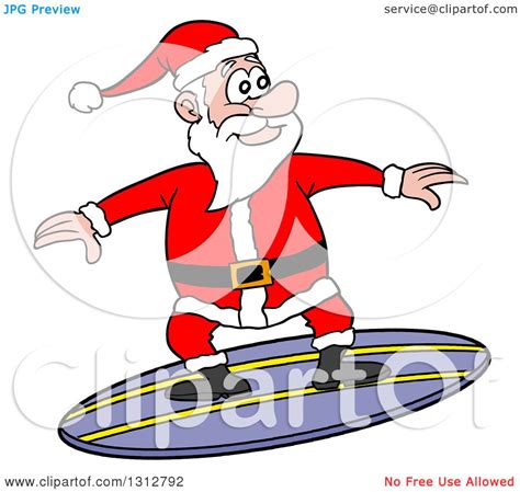 Sign in and start exploring all the free, organizational tools for your email. Clipart of a Cartoon Santa Claus Surfing - Royalty Free ...