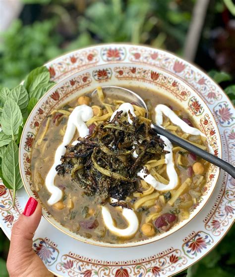Aash Reshteh Persian Noodle Soup Recipe Oven Hug
