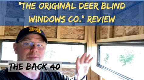 Deer Stand Windows Deer Stand Plans Hunting Stands Blinds For