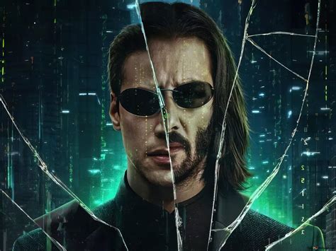 The Matrix Resurrections Neo Keanu Reeves 4k Wallpaper Download