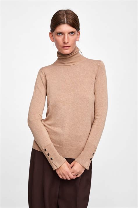 image 2 of basic turtleneck sweater from zara turtle neck fashion zara 2019