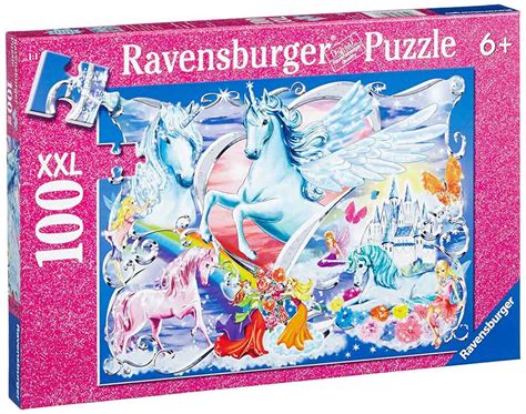 Ravensburger Puzzle Xxl Glitter Puzzle Amazing Unicorns 100 Delova