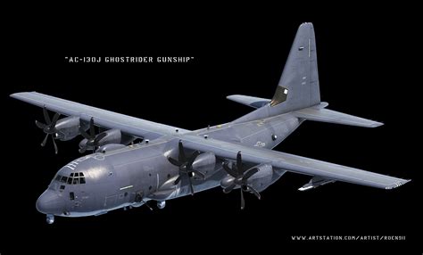 Artstation Ac 130j Ghostrider Gunship