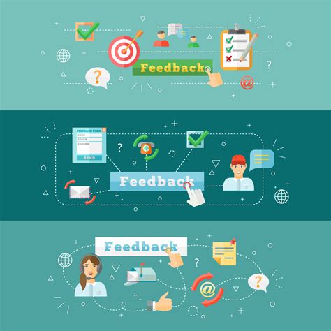 Feedback Web Infographic 435815 Vector Art At Vecteezy