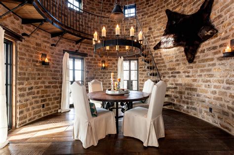 Start with a rustic farmhouse table complete with raw wood grain and distressing, and add variety seating to the mix. 16 Majestic Rustic Dining Room Designs You Can't Miss Out