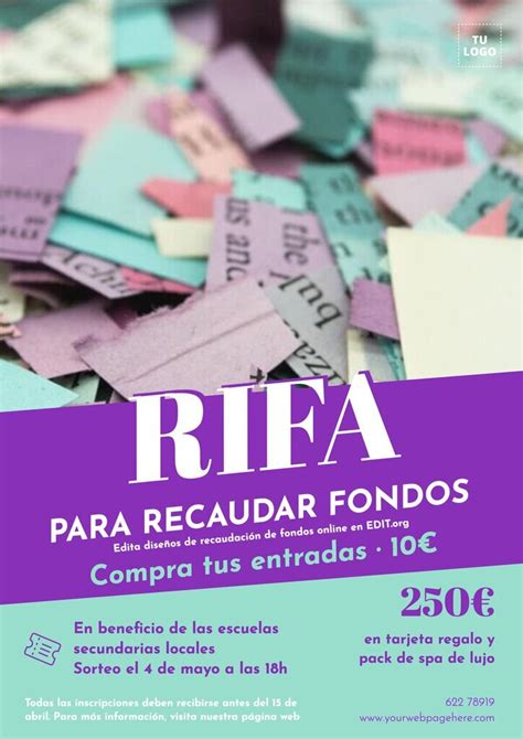 Ejemplos De Rifas Para Recaudar Fondos Formato De Rifa Solidaria The