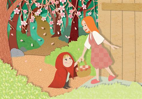 Little Red Riding Hood Series Spring The Art Of Nina Masci