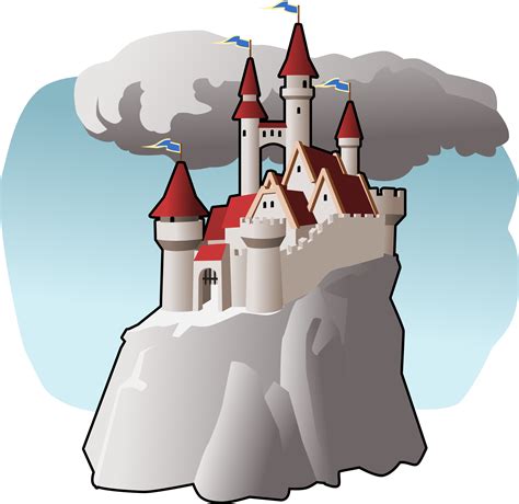 Cartoon Castle Vector Art Image Free Stock Photo Public Domain